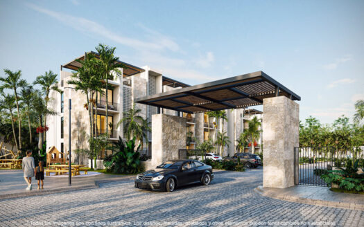 Tres patios: 3 bedroom apartments in Playa del Carmen