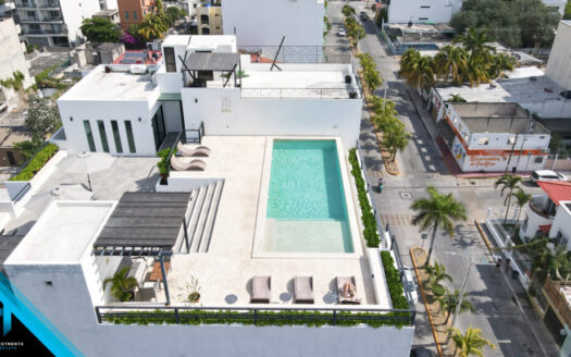 Studio in Playa del Carmen with Rooftop Oceanview