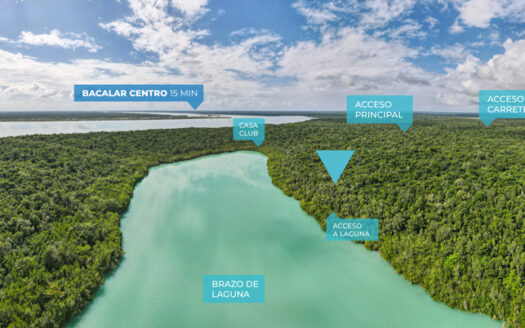 Bacalar Jungle: Lagoonfront residential lots in Bacalar