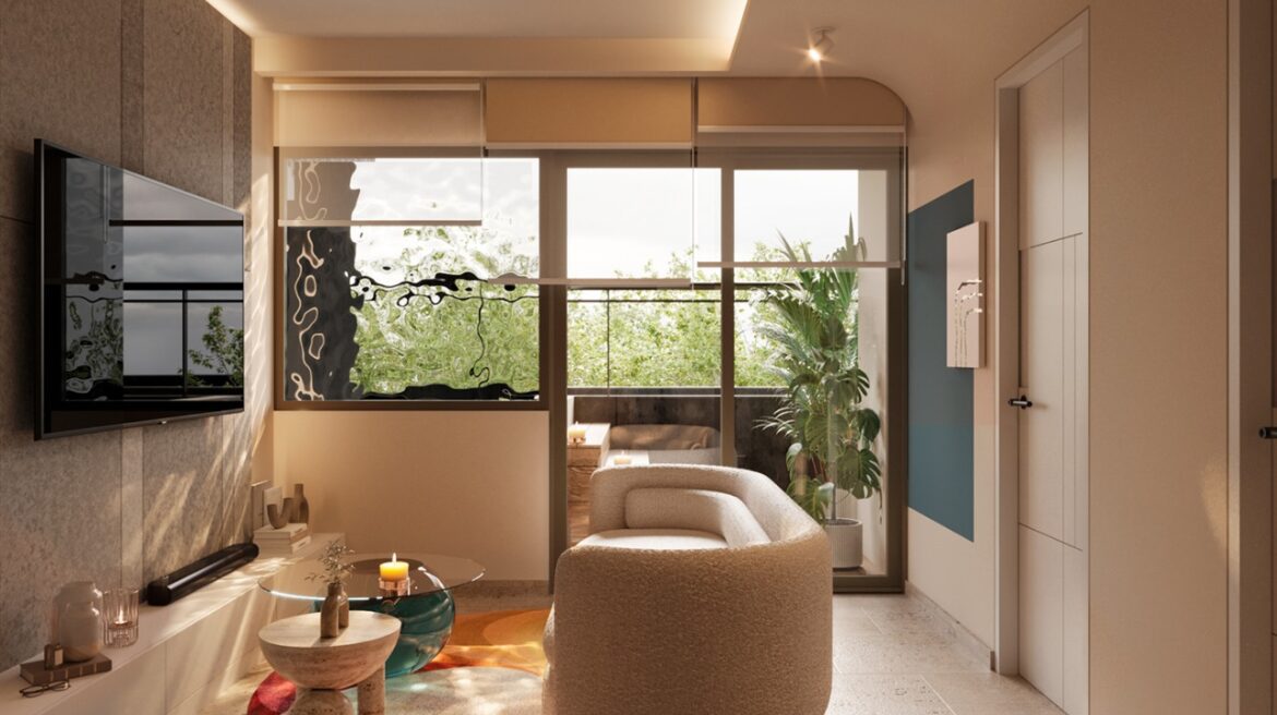 Corazon de Playa apartments in downtown Playa del Carmen