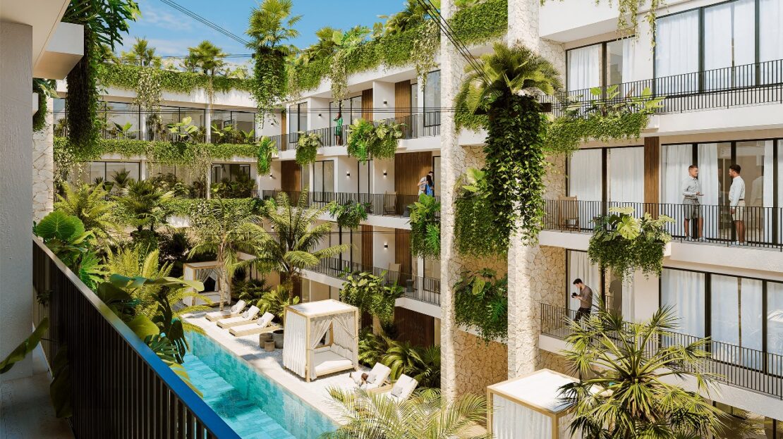 OKOM Dowtntown Tulum apartments for sale