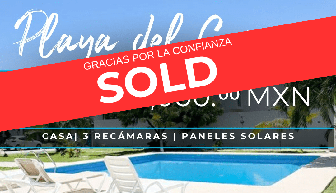 SOLD house Playa del Carmen