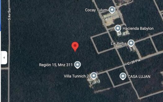 Complete Block for Investment in Region 15, Tulum