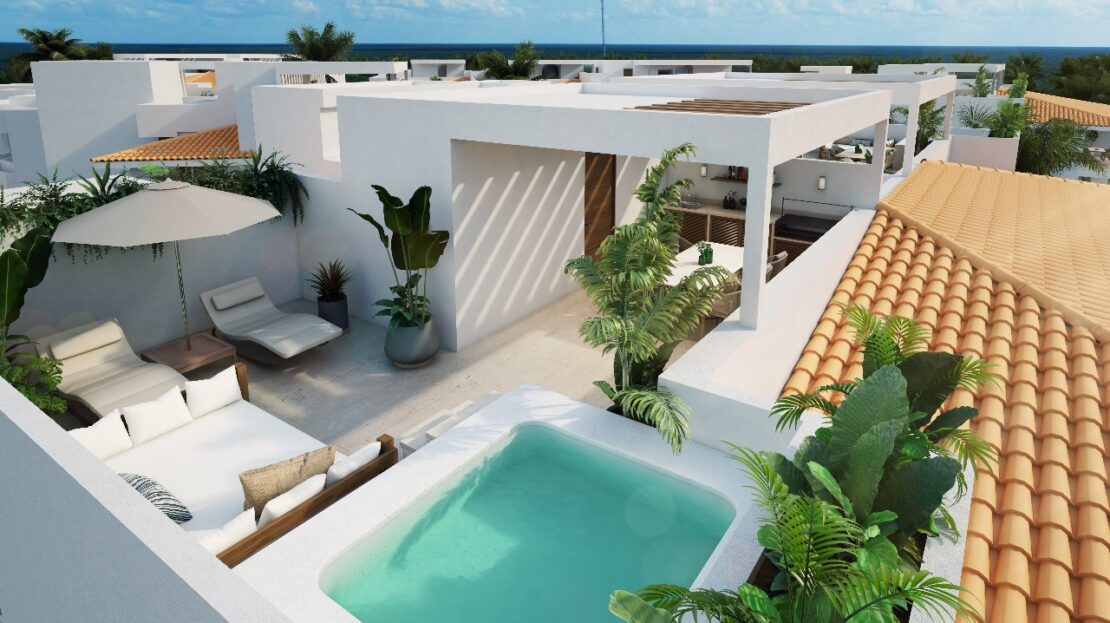 The Village: Luxury apartments in Corasol, Playa del Carmen