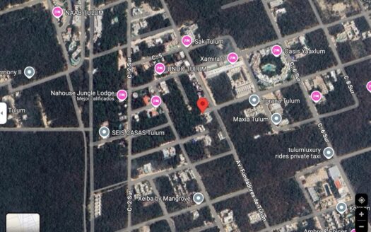 Residential lot for sale in Tulum