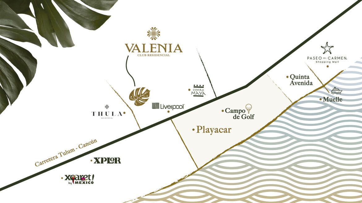 Valenia residential lot in Playa del Carmen 