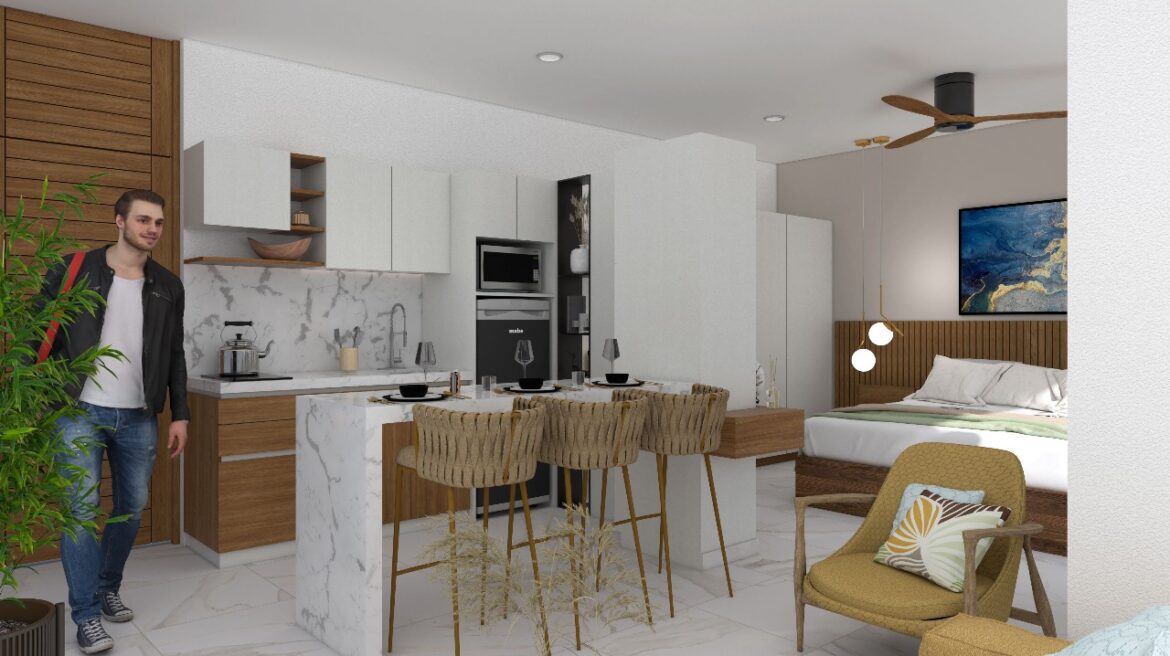 Olas de Mar apartments in Playa del Carmen