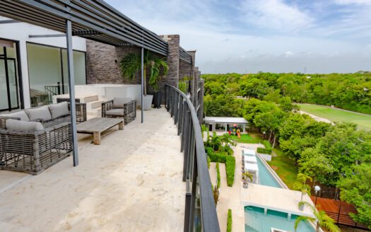 Luxury Golf-View Penthouse in Tulum Country Club – Vacation Rental Potential & Retirement Paradise